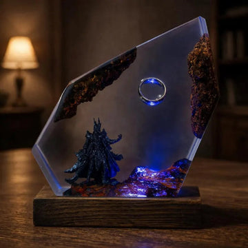 Ring of Flame™ Resin Lamp