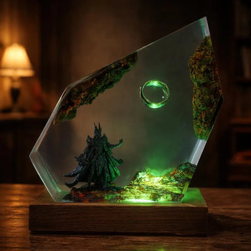 Ring of Flame™ Resin Lamp