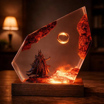 Ring of Flame™ Resin Lamp