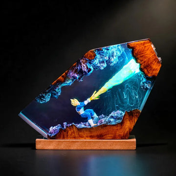 Energy Warrior Resin Lamp