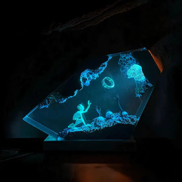 Fantasy Ring Resin Lamp