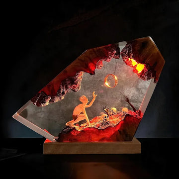Fantasy Ring Resin Lamp