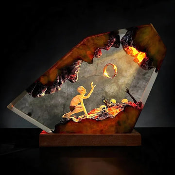Fantasy Ring Resin Lamp